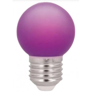 Forever Light, LED Bulb E27 G45 2W 230v purple 5pcs