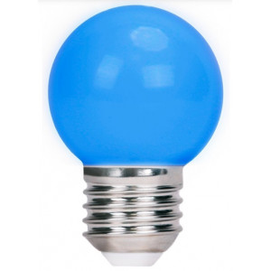 Forever Light, LED Bulb E27 G45 2W 230v blue 5pcs
