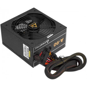 750W ATX Power supply Chieftec A90 CDP-750C, 750W, 140mm silent fan, 80 Plus Gold, efficiency >90%, ATX 12V 2.3, EPS 12V, Cable Management, Active PFC (Power Factor Correction)