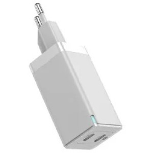 Helmet GaN Quick Charger 65W, White 