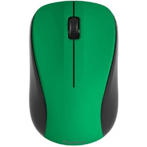 Hama 173024 MW-300 V2 Optical 3-Button Wireless Mouse, Quiet, USB Receiver, green