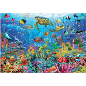 Puzzle Educa 1000 Tropical Fantasy Turttles