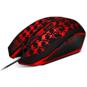 SVEN RX-G930W Wireless Gamingl Mouse, 2.4GHz, 800 - 2400 dpi, 5+1(scroll wheel) Silent buttons, built-in 400mAh battery, Rubber scroll wheel, Black