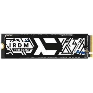 M.2 NVMe SSD 1.0TB GOODRAM IRDM PRO SLIM, Interface: PCIe4.0 x4 / NVMe1.4, M2 Type 2280 form factor, Sequential Reads/Writes 7000 MB/s / 5500 MB/s, Random 4K Reads/Writes: 350K IOPS / 700K IOPS, TBW: 700TB, MTBF: 2mln hours, Phison E18 with DRAM Buffer, P