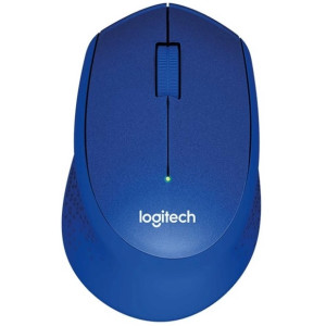 Logitech Wireless Mouse M330 Blue, Silent, Bluetooth