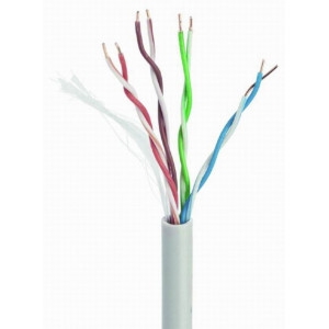 Cable UTP Gembird UPC-5004E-SOL/100, Solid CAT5e UTP LAN cable (premium CCA), 100m