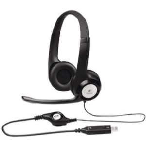 Headset Logitech H390, Mic, White, USB