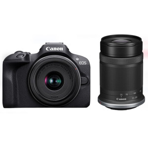 DC Canon EOS R100 Black & RF-S 18-45mm f/4.5-6.3 IS STM & RF-S 55-210mm f/5-7.1 IS STM KIT