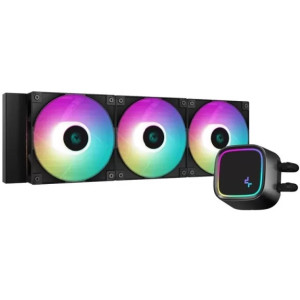 AIO Liquid Cooling Deepcool LE720 (<32.9dBA, 85.85CFM, 3x120mm, ARGB, 1570g.)
