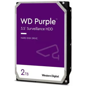 3.5" HDD 2.0TB  Western Digital WD23PURZ Caviar® Purple™, CMR Drive, IntelliPower, 64MB, SATAIII