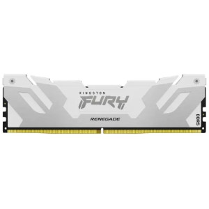 32GB DDR5-6000  Kingston FURY® Renegade White DDR5, PC48800, CL32, 1.35V, 2Rx8, Auto-overclocking, Symmetric WHITE Large heat spreader, Intel XMP 3.0 Ready  (Extreme Memory Profiles)