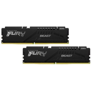 32GB (Kit of 2*16GB) DDR5-5600  Kingston FURY® Beast DDR5 EXPO, PC44800, CL36, 1Rx8, 1.25V, Auto-overclocking, Asymmetric BLACK low-profile heat spreader, AMD® EXPO v1.0 andIntel® Extreme Memory Profiles (Intel® XMP) 3.0
