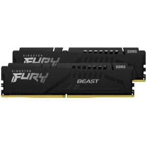 16GB (Kit of 2*8GB) DDR5-6000  Kingston FURY® Beast DDR5 EXPO, PC48000, CL36, 1Rx16, 1.35V, Auto-overclocking, Asymmetric BLACK low-profile heat spreader, AMD® EXPO v1.0 andIntel® Extreme Memory Profiles (Intel® XMP) 3.0