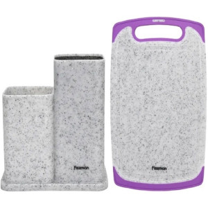 Suport p/u cutite Fissman 2870 21.5x13x23cm+planseta de tocat