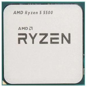 AMD Ryzen™ 5 5500, Socket AM4, 3.6-4.2GHz (6C/12T), 3MB L2 + 16MB L3 Cache, No Integrated GPU, 7nm 65W, Unlocked, tray