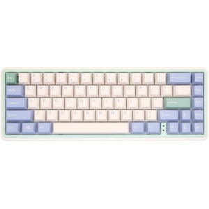 Keyboard Varmilo Minilo VXT67 Eucalyptus 67Key, Gateron G Pro 2.0 Red, BT/WL/USB-A, Hot-Swap, EN, RGB, Pink