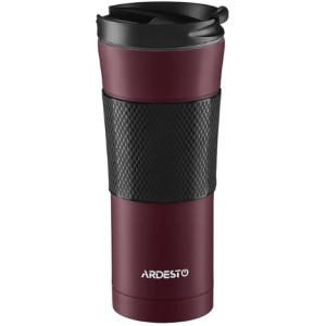 Термокружка Ardesto To Go 450 мл, нержавеющая сталь, красный