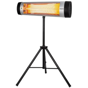 Обогреватель инфракрасный ARDESTO кварцевый, 12м2, 2500Вт, мех. упр-ние, серый/черный c Телескопическим стенд-ом Ardesto IH-TS-01
