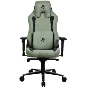 Gaming/Office Chair AROZZI Vernazza SuperSoft Fabric, Forest, Velvety texture fluid-repellant, max weight up to 135-145kg / height 165-190cm, Tilt  Angle Lock, Recline 165°, 4D Armrests, Head and Lumber cushions, Metal Frame, Aluminium wheelbase, Gas lift