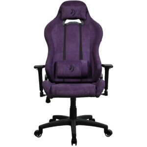 Gaming/Office Chair AROZZI Torretta Soft Fabric, Purple, Soft Fabric, max weight up to 95-100kg / height 160-180cm, Recline 145°, 3D Armrests, Head and Lumber cushions, Metal Frame, Nylon wheelbase, Gas Lift 4class, Small nylon casters, W-26.5kg