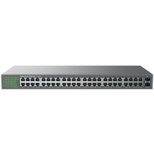 48-port 10/100/1000Mbps Switch Grandstream GWN7706, 2xSFP, 1U 19" Rack Mount, Metal Case
