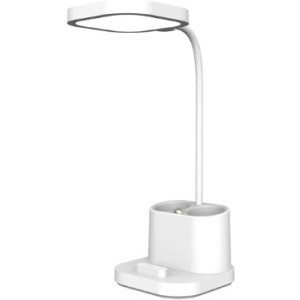 Platinet PDL008 Desk Lamp LED Pen Holder 4W 2400MAH White [45777]