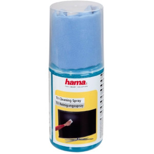 Hama 95878 TV Cleaning Spray, 200 ml, Including Cloth