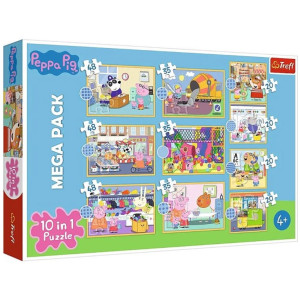 Пазл Trefl 10in1 Peppa Pig (90383)
