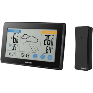 Hama 186314 "Touch" Weather Station, black