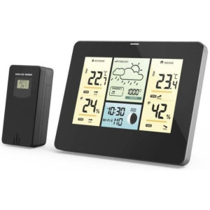 Hama 176596 WLAN Weather Station with App, Outdoor Sensor, Thermometer/Hygrometer/Baro.