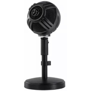 AROZZI Sfera entry level USB microphone with simple plug-and-play feature with Cardioid pick-up pattern, 1,8m, black
