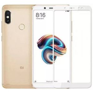 920010 Screen Geeks sticla protectie Xiaomi Redmi Note 5 Pro Full Cover Glass Pro All Glue, White (защитное стекло для смартфонов Xiaomi, в асортименте)