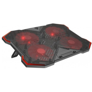 Genesis Cooling Pad Oxid 260, 4 Fans, for 15,6" - 17.3" 2 USB, Led Light
