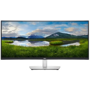 34" DELL P3424WE, Black, Curved-IPS, 3440x1440, 60Hz, 5ms, 300cd, CR1000:1, LAN, HDMI+DP+TypeC+USB