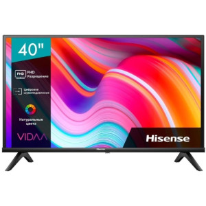 40" LED SMART TV Hisense 40A4K, 1920x1080 FHD, VIDAA OS, Black