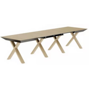 Masa Madrid Black Top+Black Legs 160*100+50+50+50+50