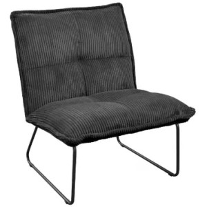 Kресло DP Bronx 665 Черный, Вельвет