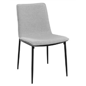 Стул DP Terry TC-2247 Velvet Grey, светло-серый