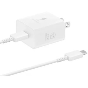 Original Samsung EP-T2510, Fast Travel Charger 25W PD (with cable), White