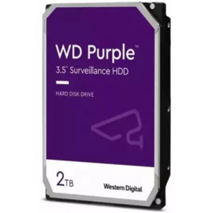 3.5" HDD  2.0TB-SATA -  64 MB  Western Digital Purple (WD23PURZ), Surveillance, CMR