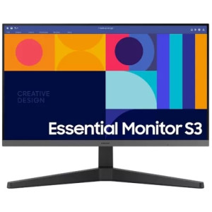 23.8" SAMSUNG S24C330, Dark Gray, IPS, 1920x1080, 100Hz, FreeSync, 4ms, 250cd, MegaDCR,D-Sub+HDMI