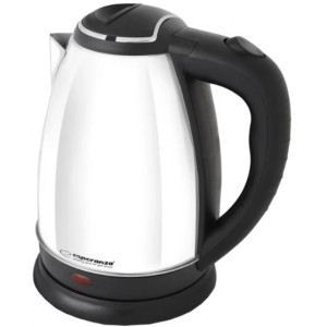 Kettle Esperanza VICTORIA EKK113W White, 1800W, inox, 1.8 l, concealed heating element, 360° swivel base, auto shut-off after boiling