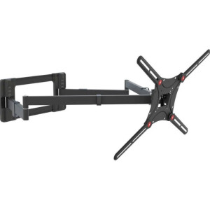 Wall Mount Barkan BM464XL Black 13"-80" Full Motion, max.50kg, VESA mm: up to 600x400mm