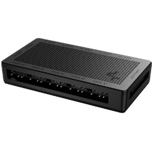 DEEPCOOL SC700, 12-port ARGB hub (Magnetic), 84x45x15 mm, can power numerous 5V ARGB components simultaneously while occupying only one 3-pin header on a motherboard or controller, SATA Power, Black
