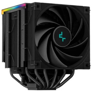 DEEPCOOL Cooler AK620 DIGITAL, Socket LGA2066/2011-v3/2011/1700/1200/1151/1150/1155 & AM5/AM4, 2x fans:120x120x25mm, 500~1850 RPM±10%, <28 dB(A), 68.99 CFM, 4-pin PWM,Fluid Dynamic Bearing, Sleek low-profile magnetic status display and ARGB LED strips,