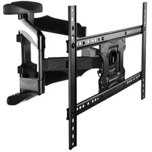 TV-Wall Mount for 32-75"- Gembird WM-75ST-01, Full motion double arm, max.45 kg, Wall distance 49 - 491mm, max. VESA 600 x 400, Black