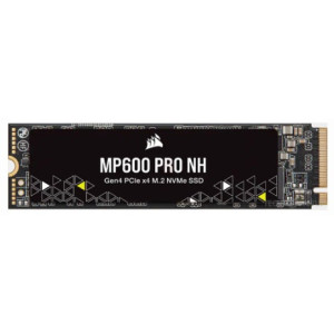 M.2 NVMe SSD 500GB Corsair MP600 PRO NH, Interface: PCIe4.0 x4 / NVMe1.4, M2 Type 2280 form factor, Sequential Reads 6600 MB/s / Writes 3600 MB/s, Random Read / Write IOPS - 450K / 880K, Phison PS5018-E18, 512MB DDR4 DRAM, AES 256-bit Encryption, SSD Smar