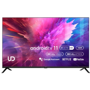 43" LED TV UD 43U6210, Black (3840x2160 UHD, SMART TV (ANDROID 11 OS), 3 x HDMI2.0, 2 x USB, Wi-Fi (2.4GHz+5GHz), Bluetooth, DVB-T/T2/C/S2, Speakers 2 x 7W Dolby Audio, VESA 200x200, 9.8 Kg)