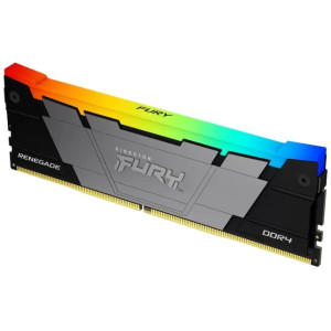 16GB DDR4-3600  Kingston FURY® Renegade DDR4 RGB, PC28800, CL16, 1.35V, 2Rx8, Symmetric BLACK Large heat spreader, Dynamic RGB effects featuring Kingston FURY Infrared Sync technology, Intel XMP Ready (Extreme Memory Profiles)