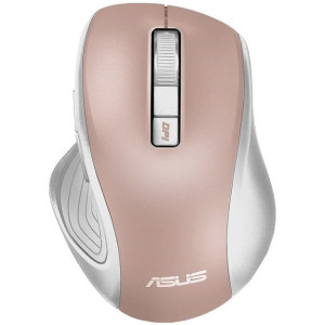 ASUS MW202 Silent Wireless Mouse, Rose Gold, Optical, 2.4GHz, 800dpi/1200dpi/2000dpi/4000dpi, Nano, USB